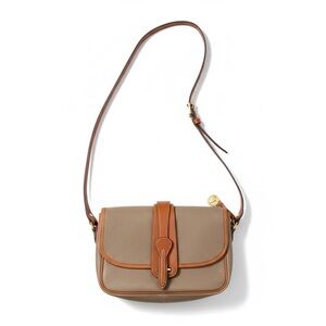 Dooney & Bourke Tan and Brown Crossbody Bag